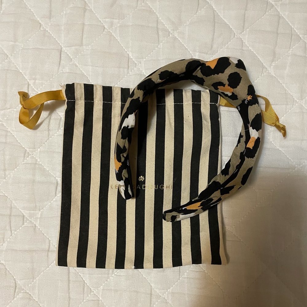 Lele Sadoughi Leopard Headband